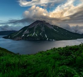 Северные Курилы. Вулкан Креницына, Эбеко, Алаид