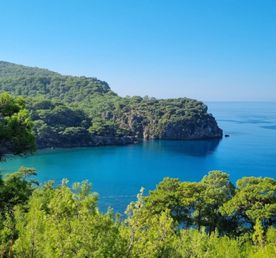 Восточная Ликийская тропа вдоль моря. Палатки, налегке.