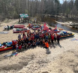Сплав Победный на катамаранах по реке Юшут