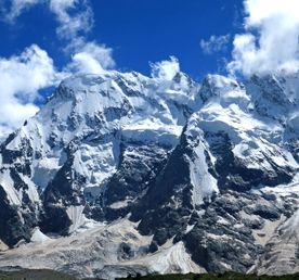 Горный лагерь в Безенгийском ущелье