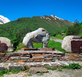 Горный лагерь в Северной Осетии. Дигорское ущелье