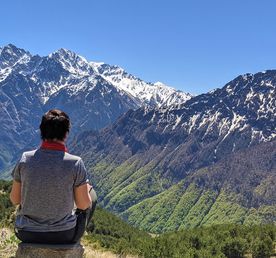 Горный лагерь в Цейском ущелье. Северная Осетия