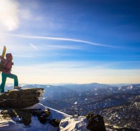 Фрирайд в Лужбе и на Поднебесных Зубьях