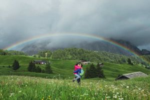 Seceda и альпийская деревня Ортизеи
