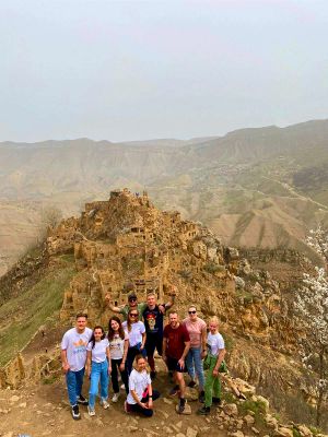 Гамсутль, Салтинский водопад и закат