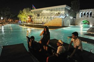 Прибытие в столицу Азербайджана Баку