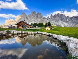 Самый красивый вид доломитовых Альп