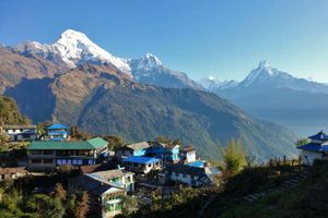 Поход на гору Горепани Пун в Непале