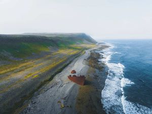 Кольский залив, огромные корабли. Западная часть о