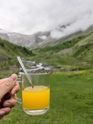 Ущелье и водопад Терскол