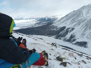 Подъем на перевал Учитель (3050 м)