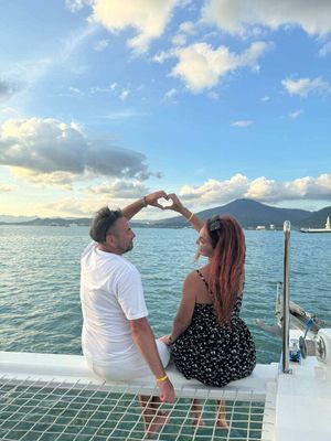 Столица Куах. Закат на яхте