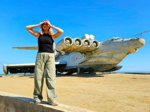 Дербент - Нарын-Кала - Экраноплан Лунь