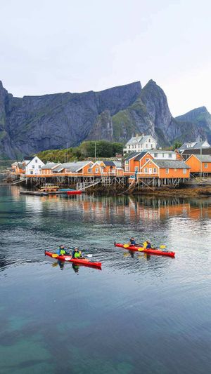 Каякинг по фьордам и деревня Å