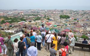 Дербент - Нарын-Кала - Экраноплан Лунь