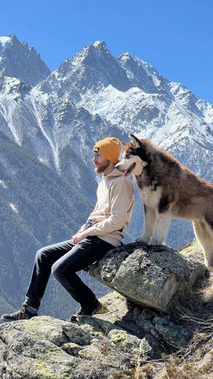 Архыз с комфортом в компании маламута