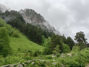 Ущелье и водопад Терскол