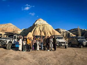 Сказочный рассвет на воздушном шаре