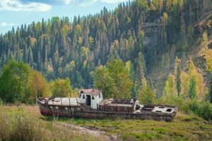 Долгий Плёс - пос. Вишерогорск - Пермь. Сплав 15 км