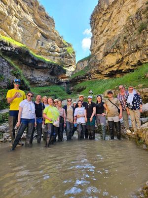 Гамсутль, Салтинский водопад и закат
