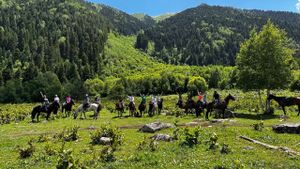 Легкая конная прогулка перед выездом