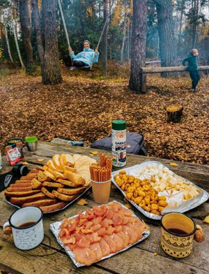Пеший поход с глинтвейном в Гуслицкий заказник