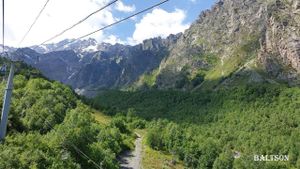 Алагирское ущелье Цей - Бирагзанг