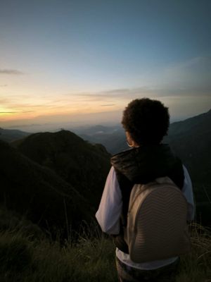 Чарующее великолепие рассвета и величие водопада