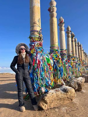 Ольхон, скала Шаманка, мыс Хобой, уха на льду