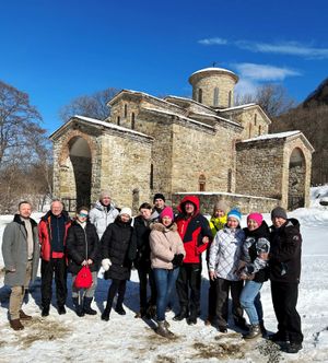 До новых встреч, Кавказские горы