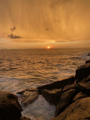 Релакс у океана в бухте Хирикетия, встреча Нг