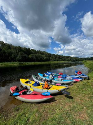 Сплав на байдарках с баней по реке Нерской и автосопровождением (2 дня)
