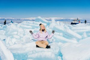 Мыс Хобой. Пересекаем Байкал по льду