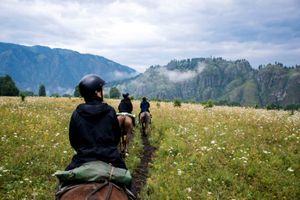 Встреча, Чемал, конная прогулка
