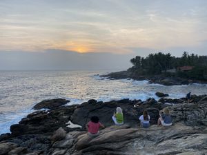 Пляж Диквелла и встреча заката в голубой лагуне