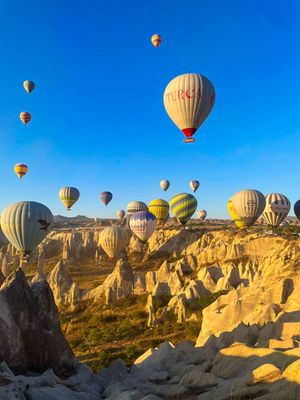 Полет на шаре и крепость Учхисар