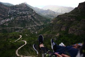 Заброшенный аул Гамсутль