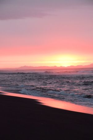 Халактырский пляж Тихого Океана