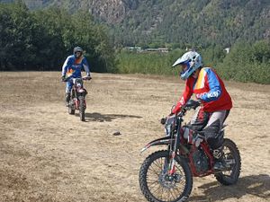 Разминка, выезжаем на локации с горными видами