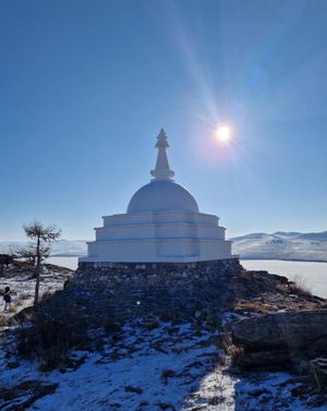 Хивус, рассвет, скала Дракон, ледяные гроты, пещеры