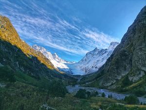 Ущелье Домбай-Ульген. Чучхурские водопады. Птыш