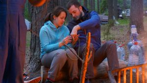 Занятия на склоне. Отдых в лесу