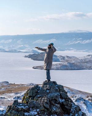 Розовый песок о. Огой и пролив Малое море. Иркутск