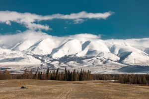 Граница, Курайская степь