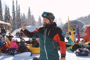 Катание в Шерегеше