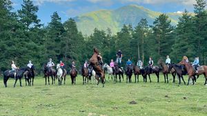 Конный тренировочный маршрут