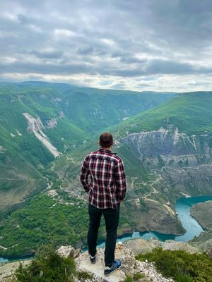 Бархан Сарыкум и Сулакский Каньон