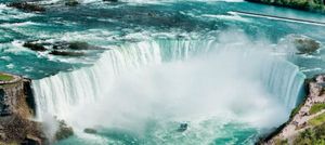 Восток США: Атлантика - огни больших городов с Ниагарой