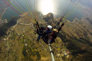 Полёт на параплане. Возвращение в Катманду