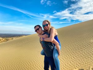 Бархан Сарыкум и Сулакский каньон